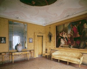 黄色の応接室、Ca Rezzonico、ベゼオ美術館、セッテチェント美術館写真